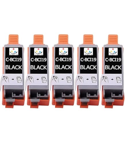 Amazon.co.jp: LCL Canon用 キャノン用 BCI-19 BCI-19BK （3